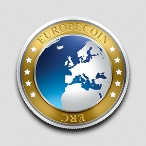EuropeCoin Coin Logo