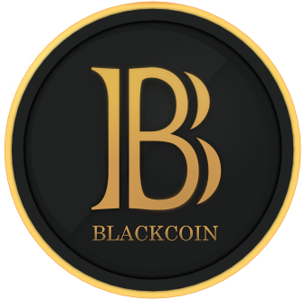BlackCoin Coin Logo