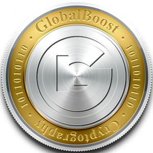 GlobalBoost Coin Logo