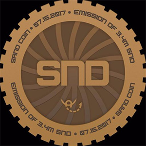 Sandcoin Coin Logo